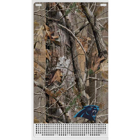 NFL Carolina Panthers Realtree AP Camo Xbox Series S Console Skin